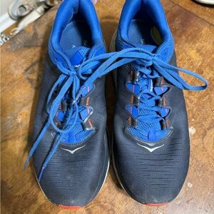 Hoka One One Men's Navy Blue and Blue Athletic Shoes